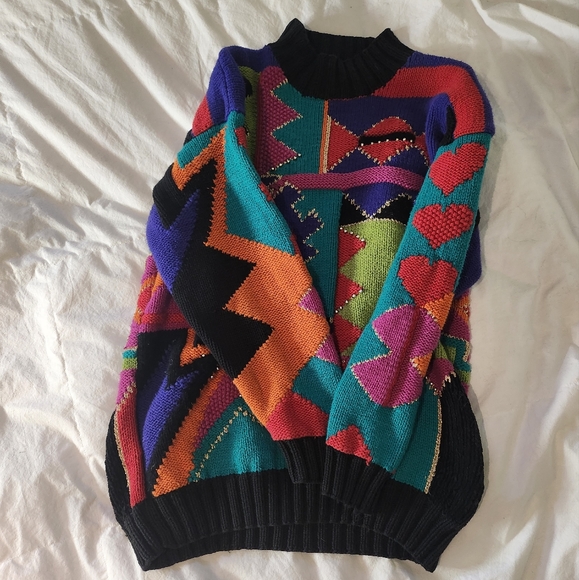 Vintage Marisa Chrislina Collection Hand Knit Sweater - Picture 7 of 15